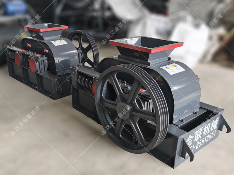 2pg400X250小型對輥破碎機發貨圖片_發往湖南長沙_破碎石英沙